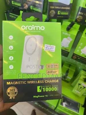 Oraimo MagPower 15 10000mAh Magnetic Wireless Power Bank