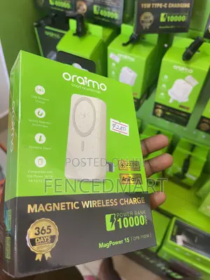 Oraimo MagPower 15 10000mAh Magnetic Wireless Power Bank