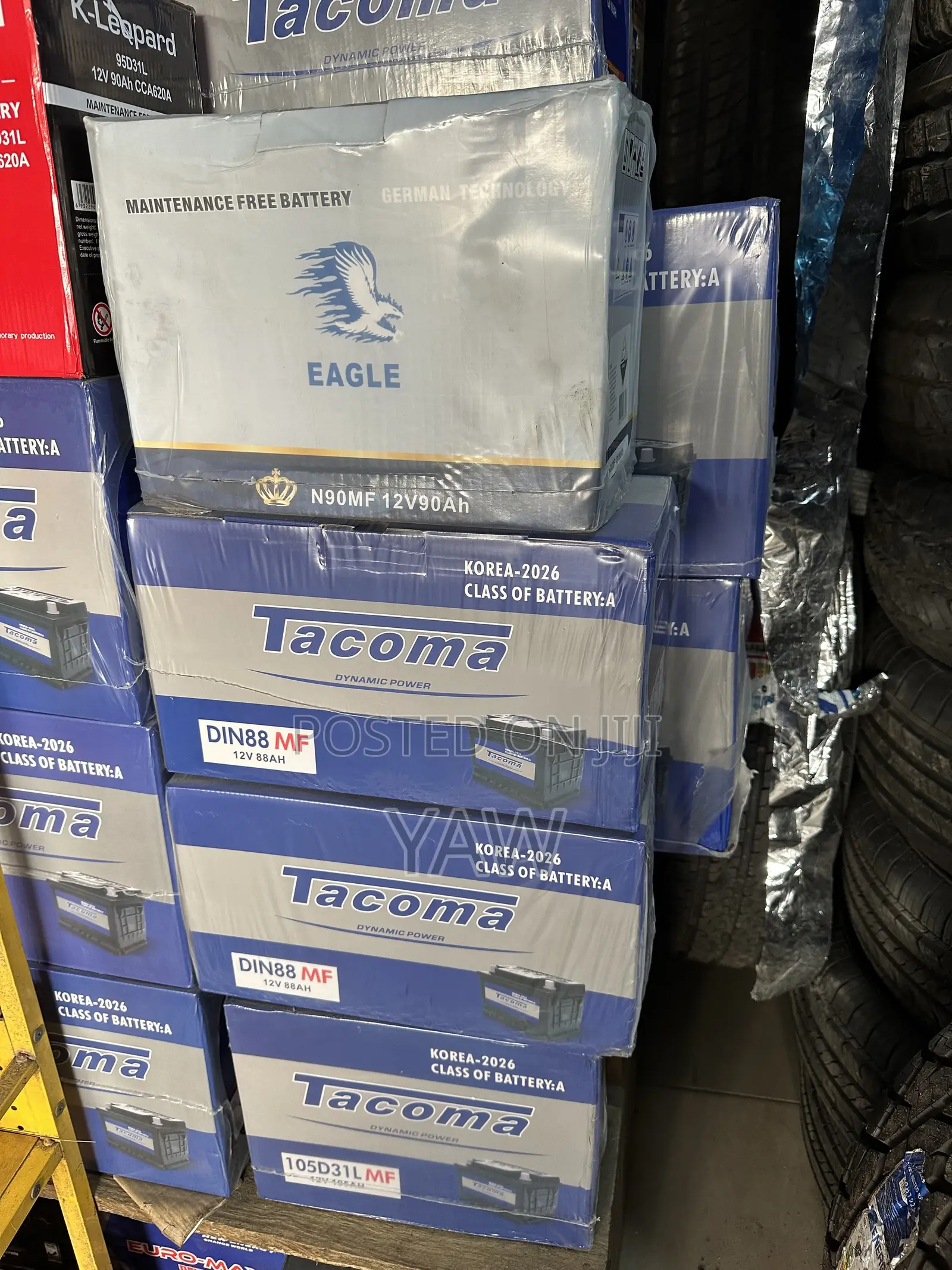 Tacoma, Amaron Batteries and Many More Available.