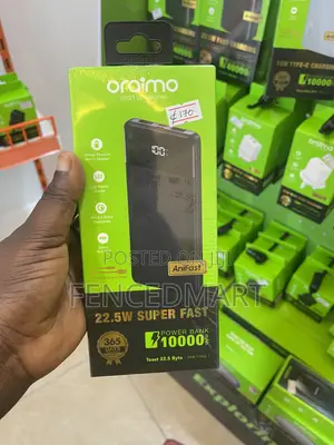 Oraimo Toast 22.5 Byte 10000mAh Fast Charging Power Bank