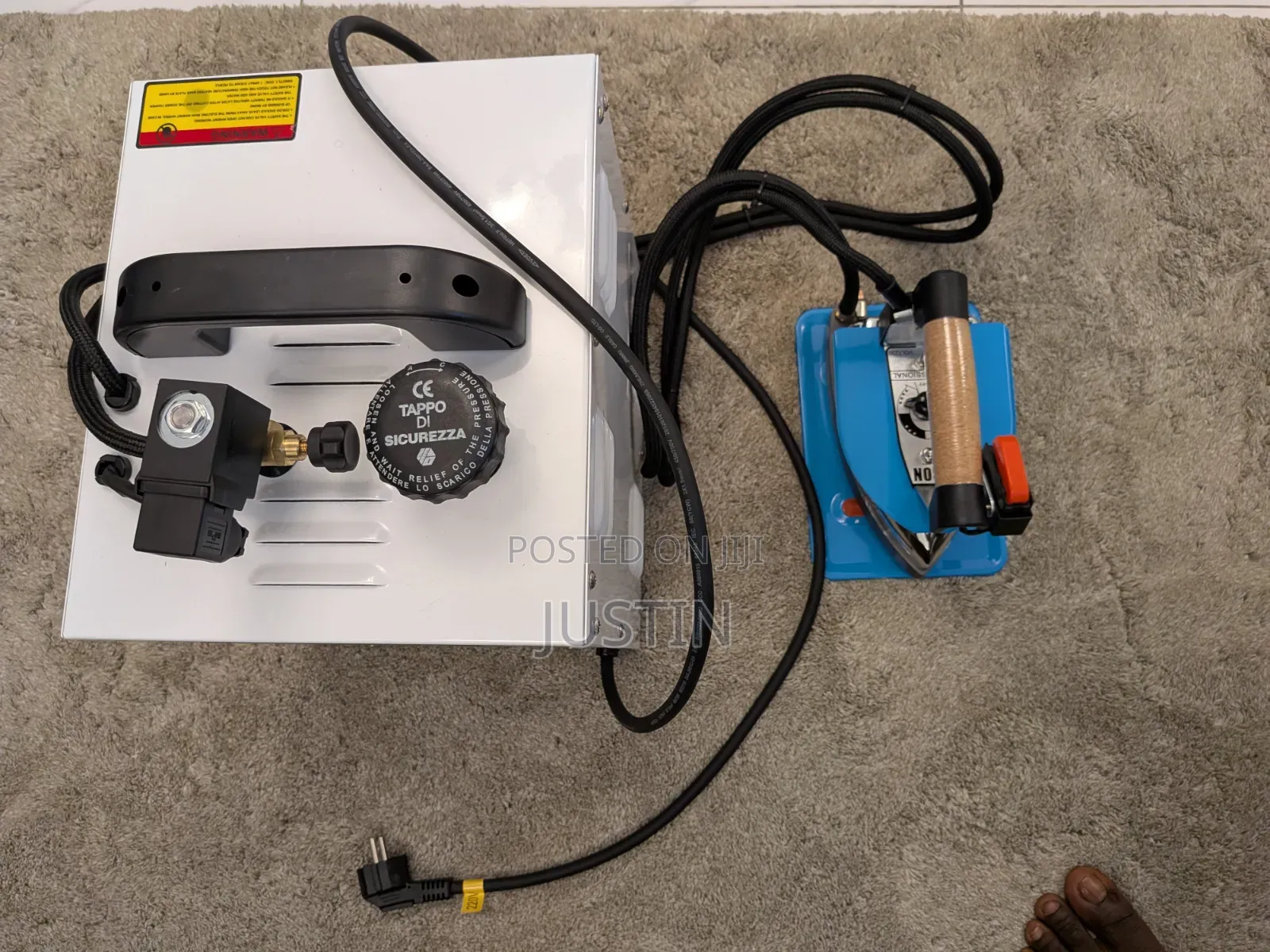 Heavy Duty Boiler Steam Iron – Professional Industrial Ironing System