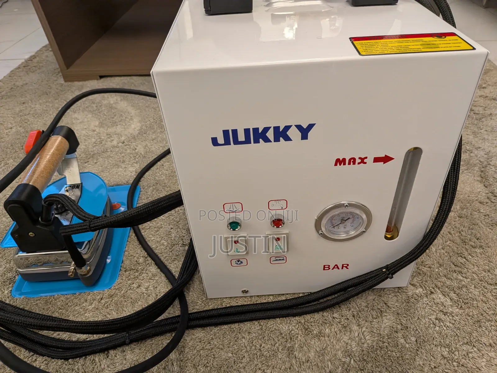 Heavy Duty Boiler Steam Iron – Professional Industrial Ironing System
