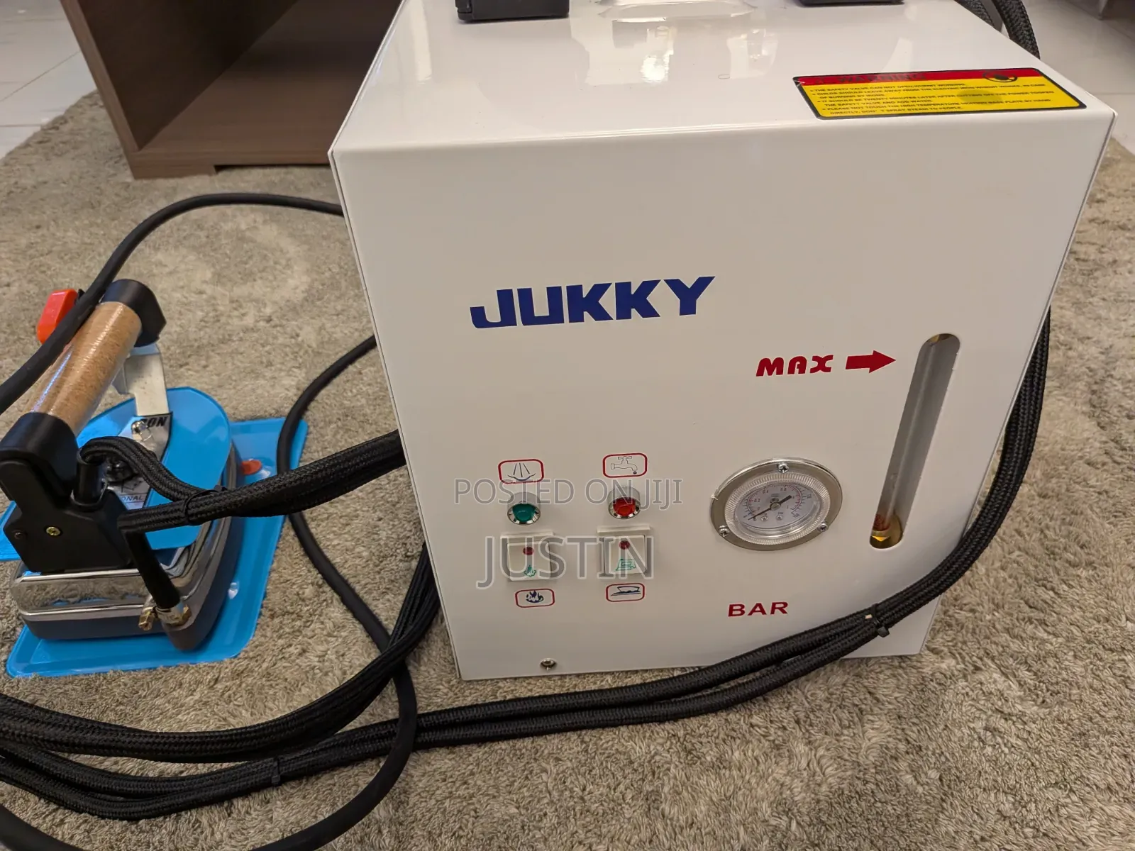 Heavy Duty Boiler Steam Iron – Professional Industrial Ironing System