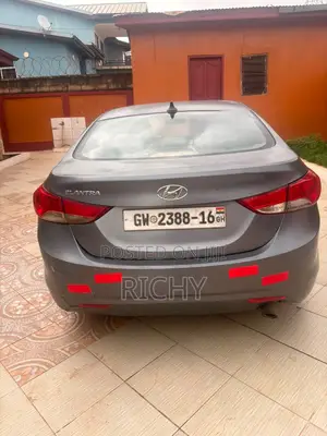 Hyundai Elantra GLS Automatic 2012 Gray