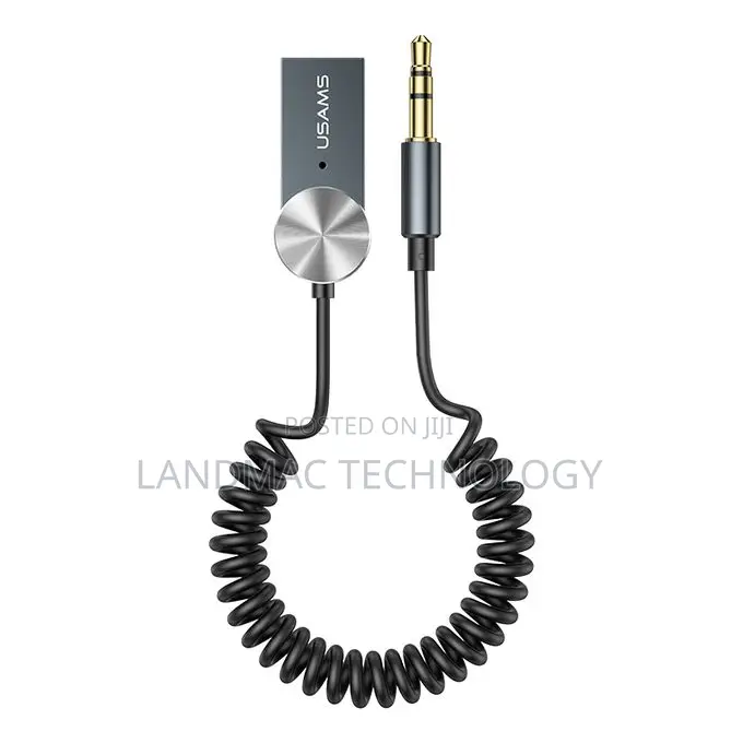 Usams Car Bluetooth Audio Receiver High Quality Sound - Black