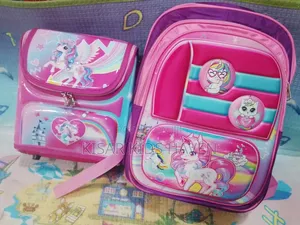 Girls Unicorn School Bag With Lunch Bag 6 to 8 Years