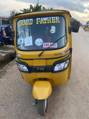 TVS King Deluxe Plus iTouch Start 2025 Yellow