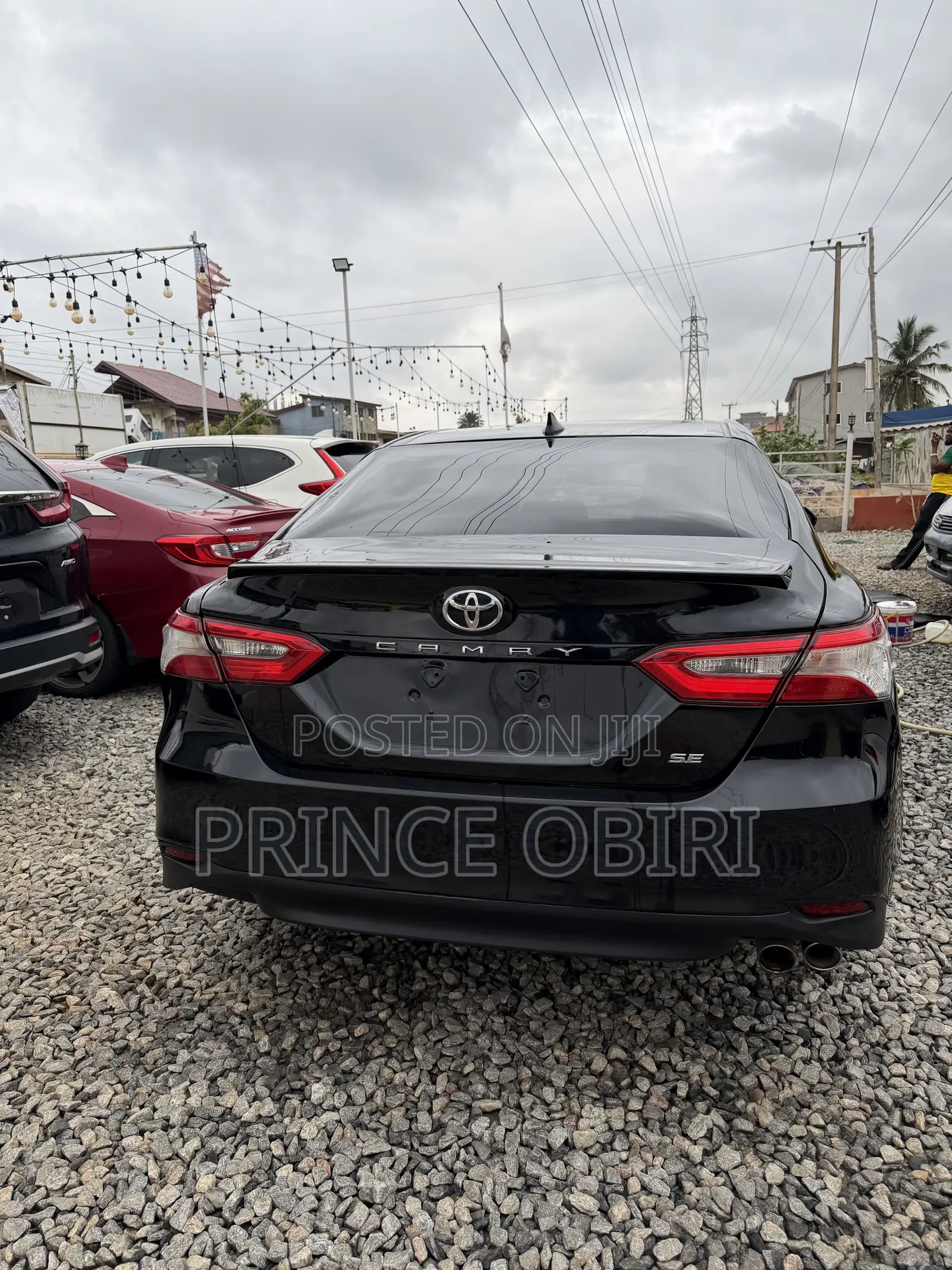 Toyota Camry SE (2.5L 4cyl 8A) 2019 Black