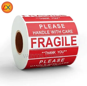 Fragile Sticker Rolls (76*50mm) 500 Stickers/Roll