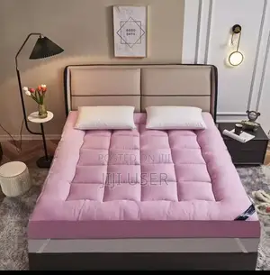 Mattress Topper - Grey, Pink, Dark Beige