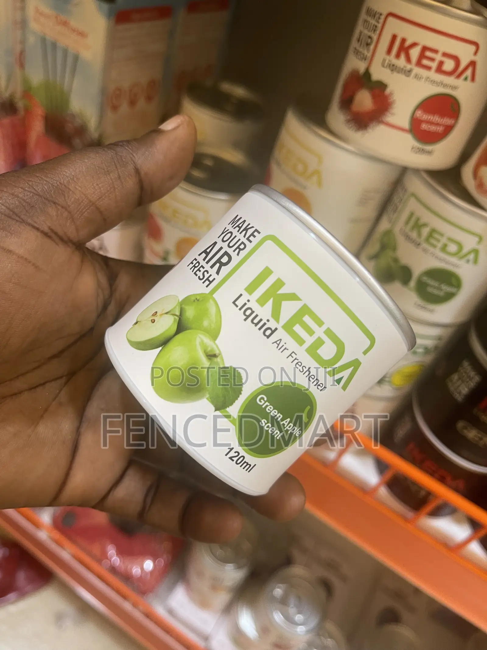 IKEDA Liquid Air Freshener Green Apple Scent 120ml