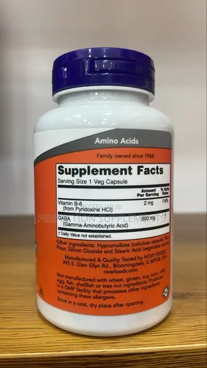 GABA 500 Mg Veg Capsules Neurotransmitter Support*