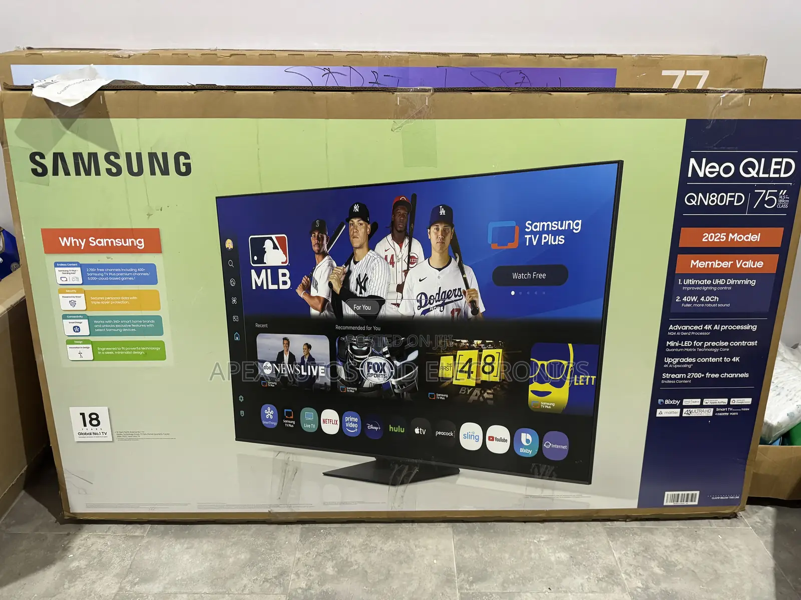 Samsung Neo Qled , Qn80fd, 75inch