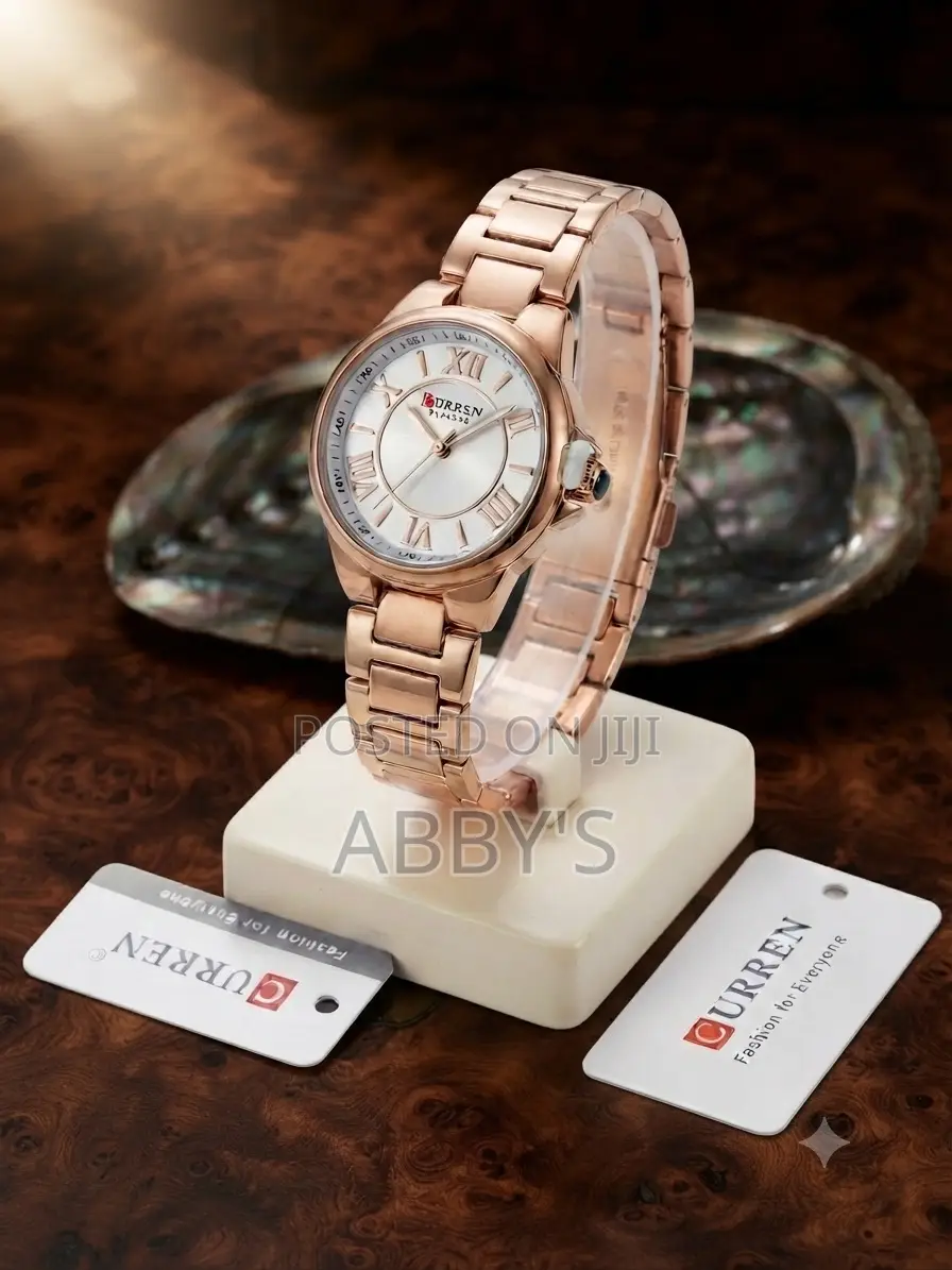 Exquisite Rosegold Curren Watch
