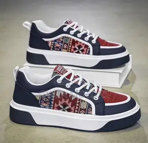 Men's Sneakers Men's Basketball Shoes Fashion Pop Shoes Blue/Red