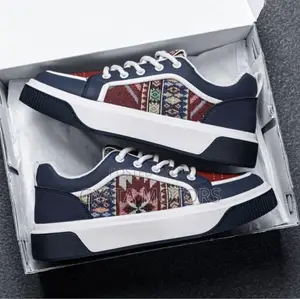 Men's Sneakers Men's Basketball Shoes Fashion Pop Shoes Blue/Red