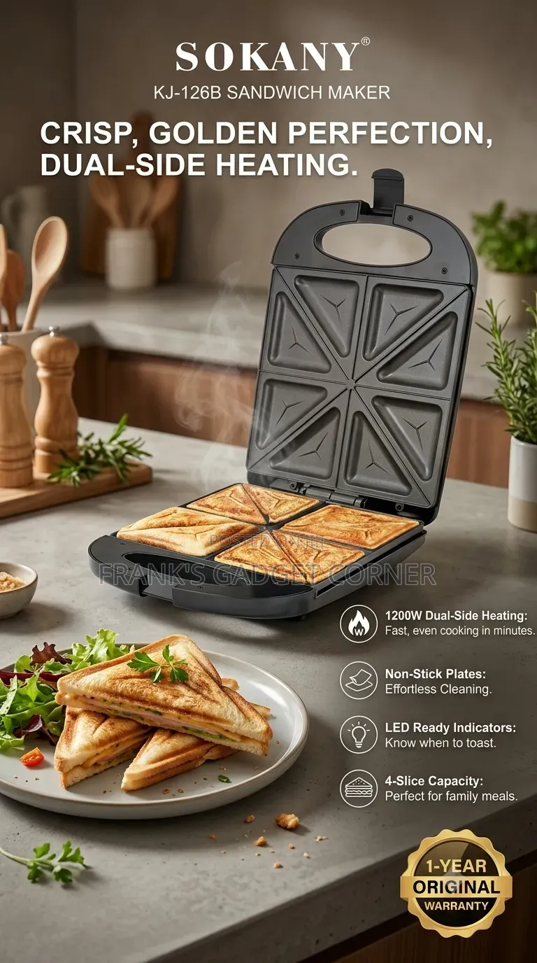 SOKANY Sandwich Maker