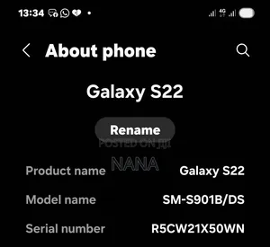 Samsung Galaxy S22 5G 256 GB Purple