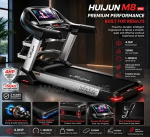 Treadmill With Massage and Touch Screen