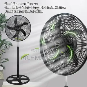 HANSEN 18 Inch 3-Speed Low Noise Standing Fan 222942