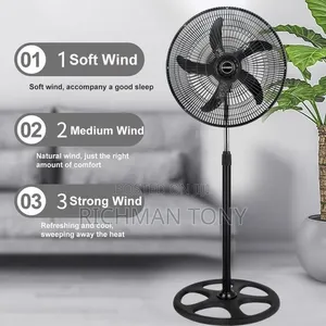 HANSEN 18 Inch 3-Speed Low Noise Standing Fan 222942