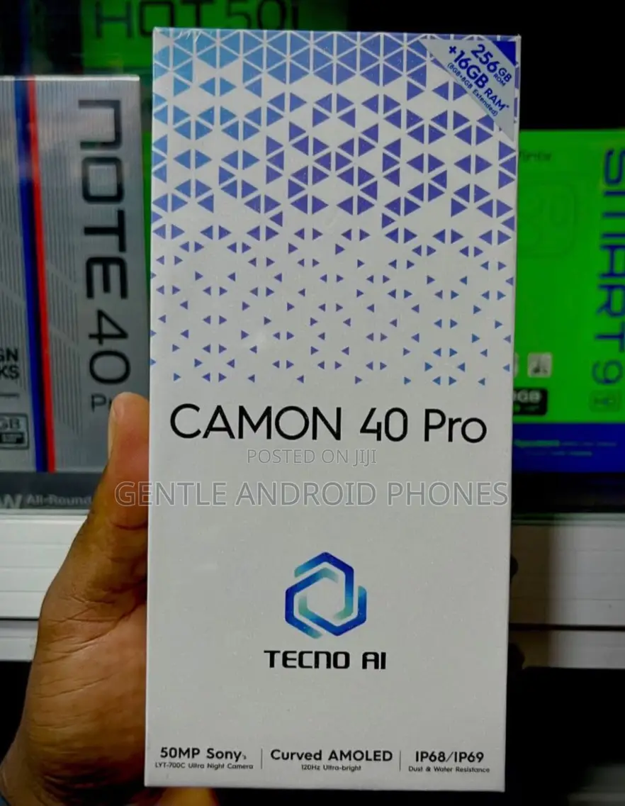 New Tecno Camon 40 Pro 5G 256 GB Blue