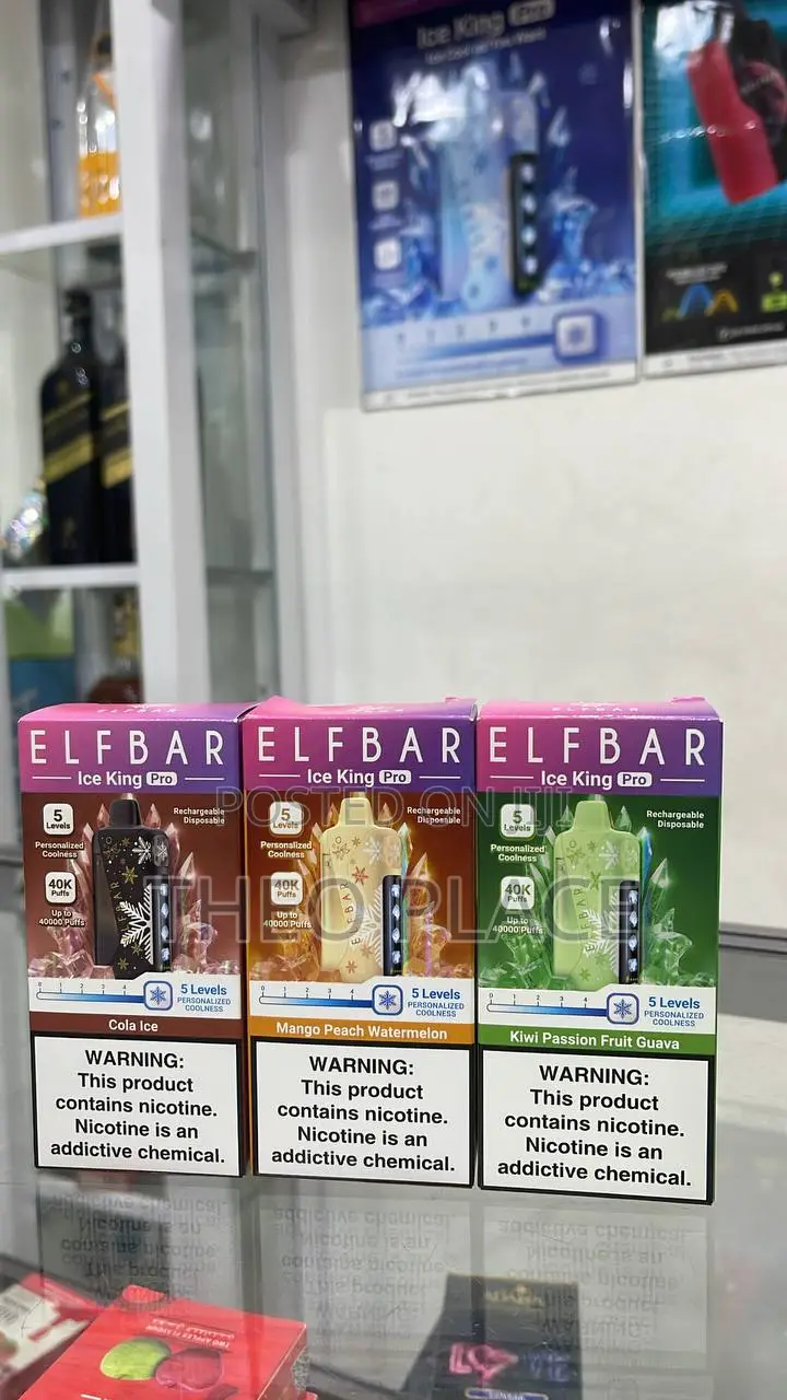 ELFBAR Ice King Pro Disposable Vape 40,000 Puffs | Rechargeable |