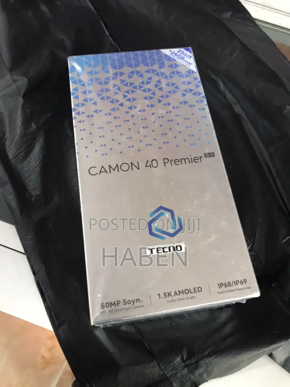 New Tecno Camon 40 Premier 5G 256 GB Black
