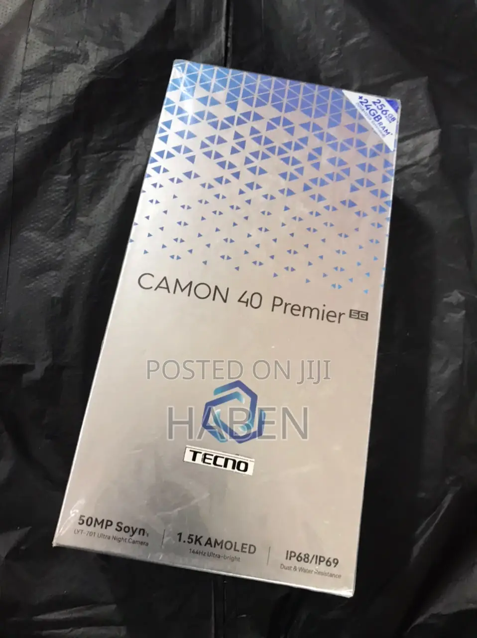 New Tecno Camon 40 Premier 5G 256 GB Black