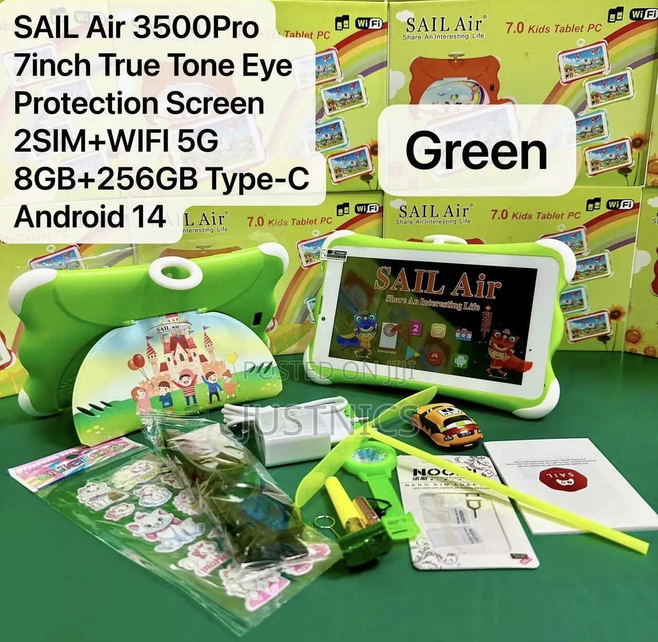 Unbreakable Kids Educational Tablet Sail Air S3500pro 8gb 256gb