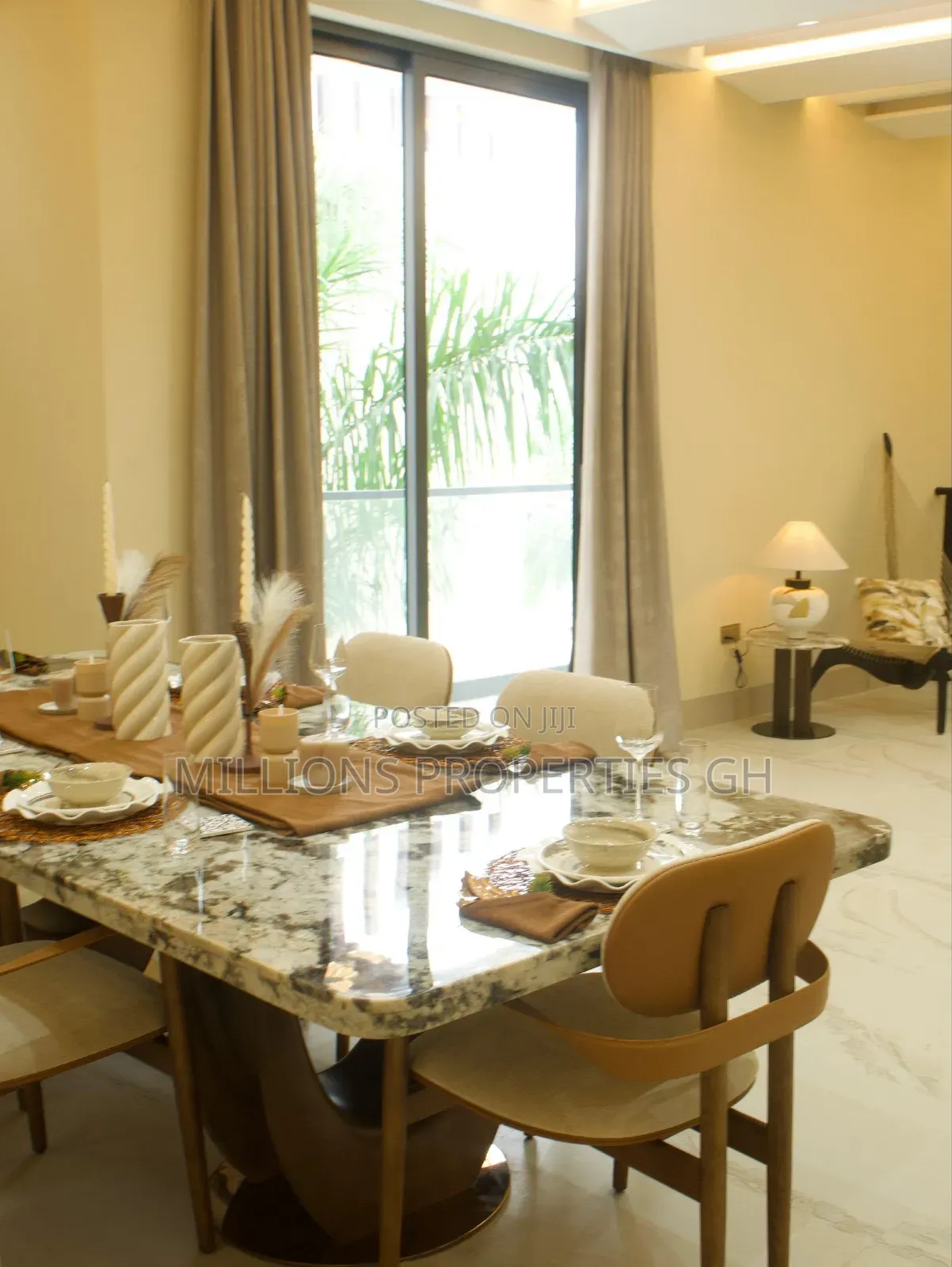 Furnished 4bdrm House in Millions Properties, Kumasi Metropolitan