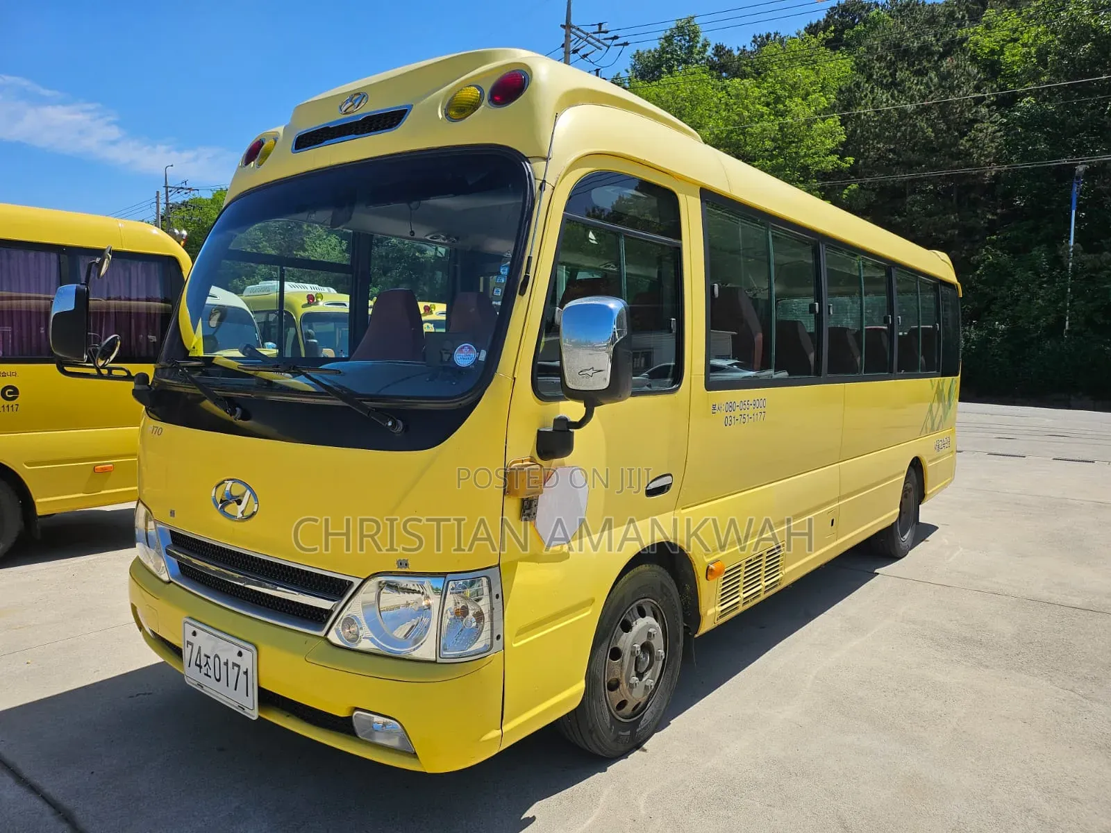 New Hyundai County 2012 Yellow