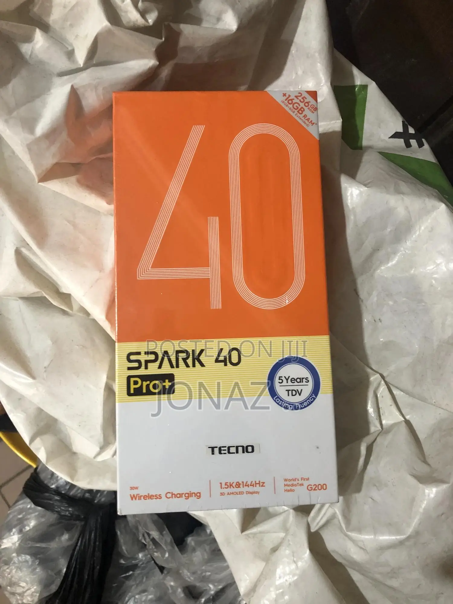 New Tecno Spark 40 Pro+ 256 GB Black