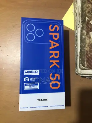 New Tecno Spark 50 128 GB Black