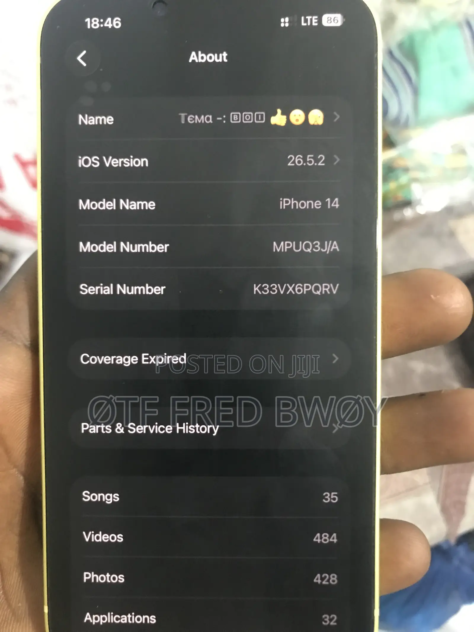 Apple iPhone 14 128 GB Yellow