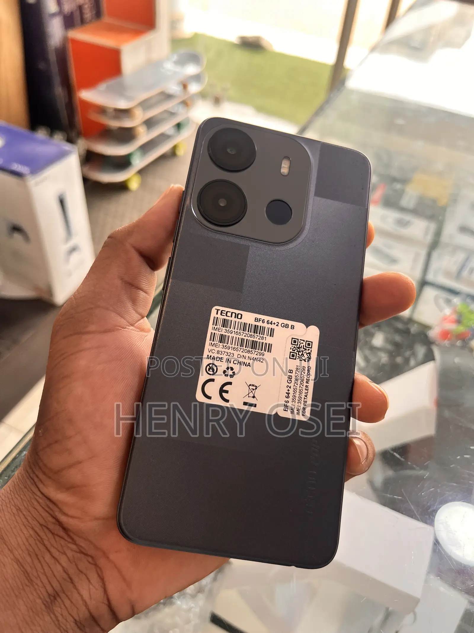 Tecno Pop 7 64 GB Gray