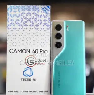 New Tecno Camon 40 Pro 5G 256 GB Blue