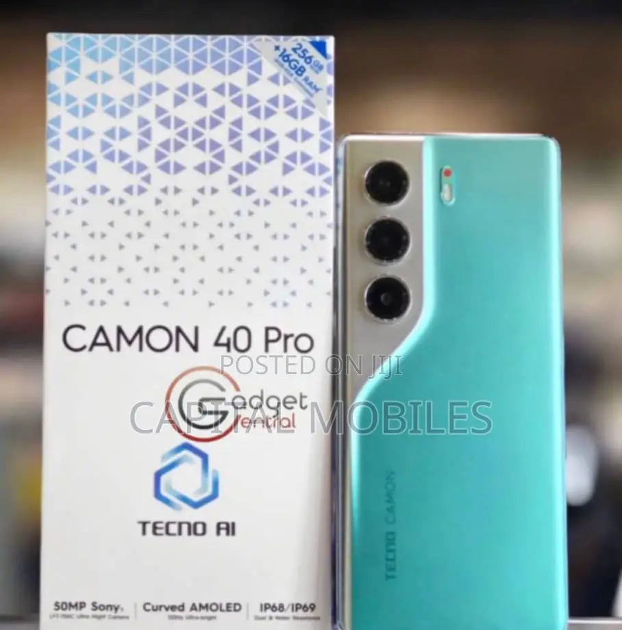 New Tecno Camon 40 Pro 5G 256 GB Blue