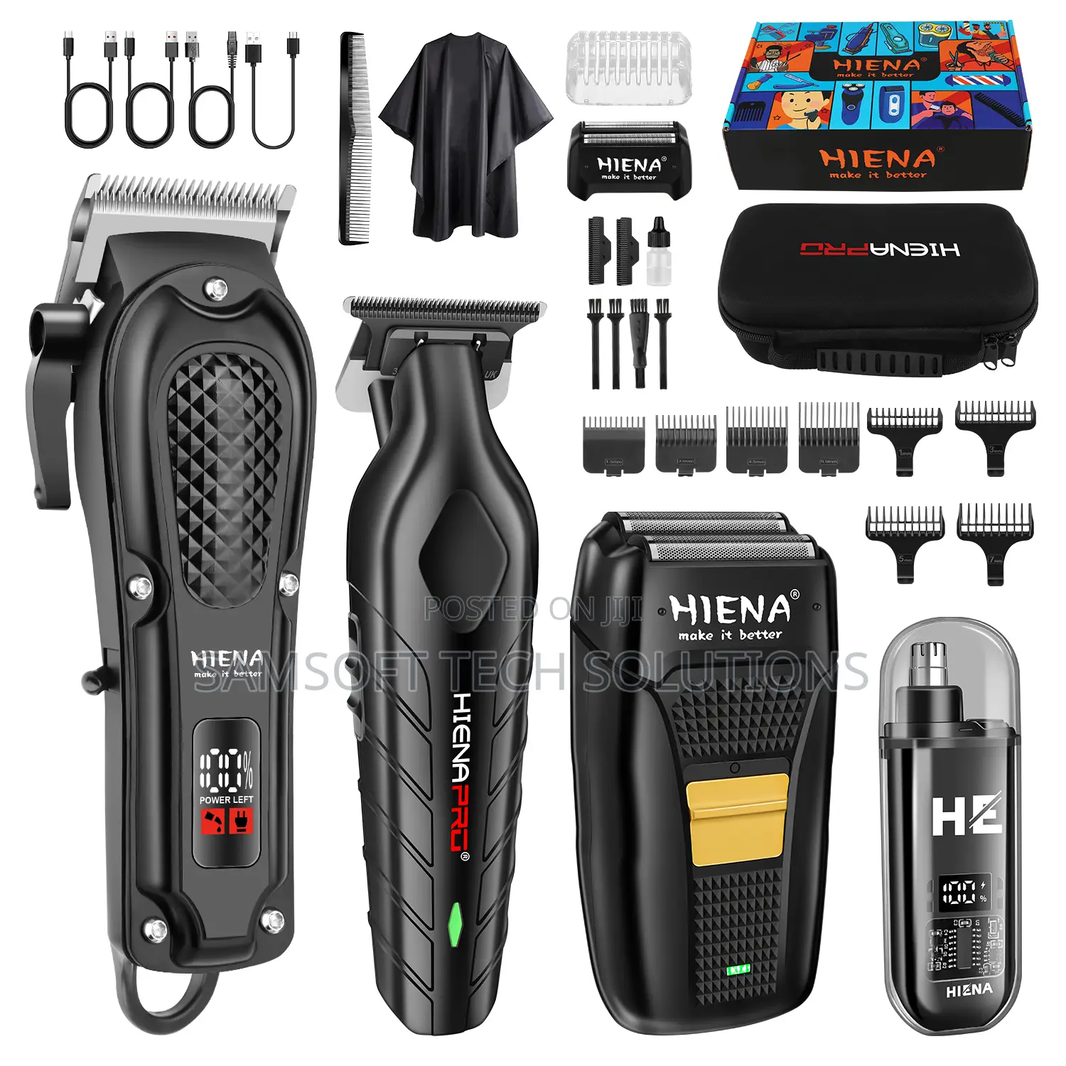 Hair Clipper and Trimmer Set