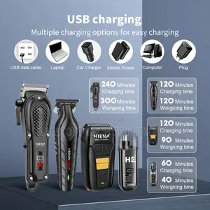 Hair Clipper and Trimmer Set