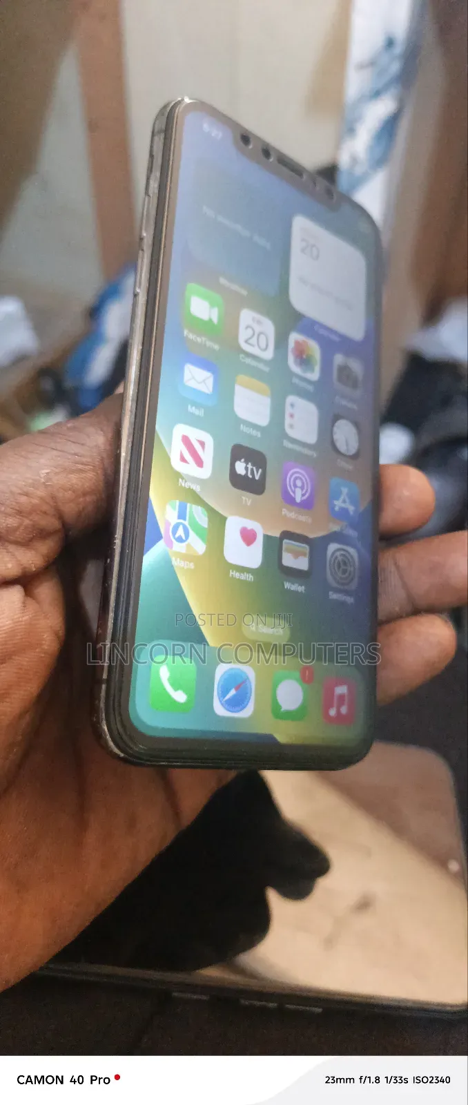 Apple iPhone X 64 GB Black
