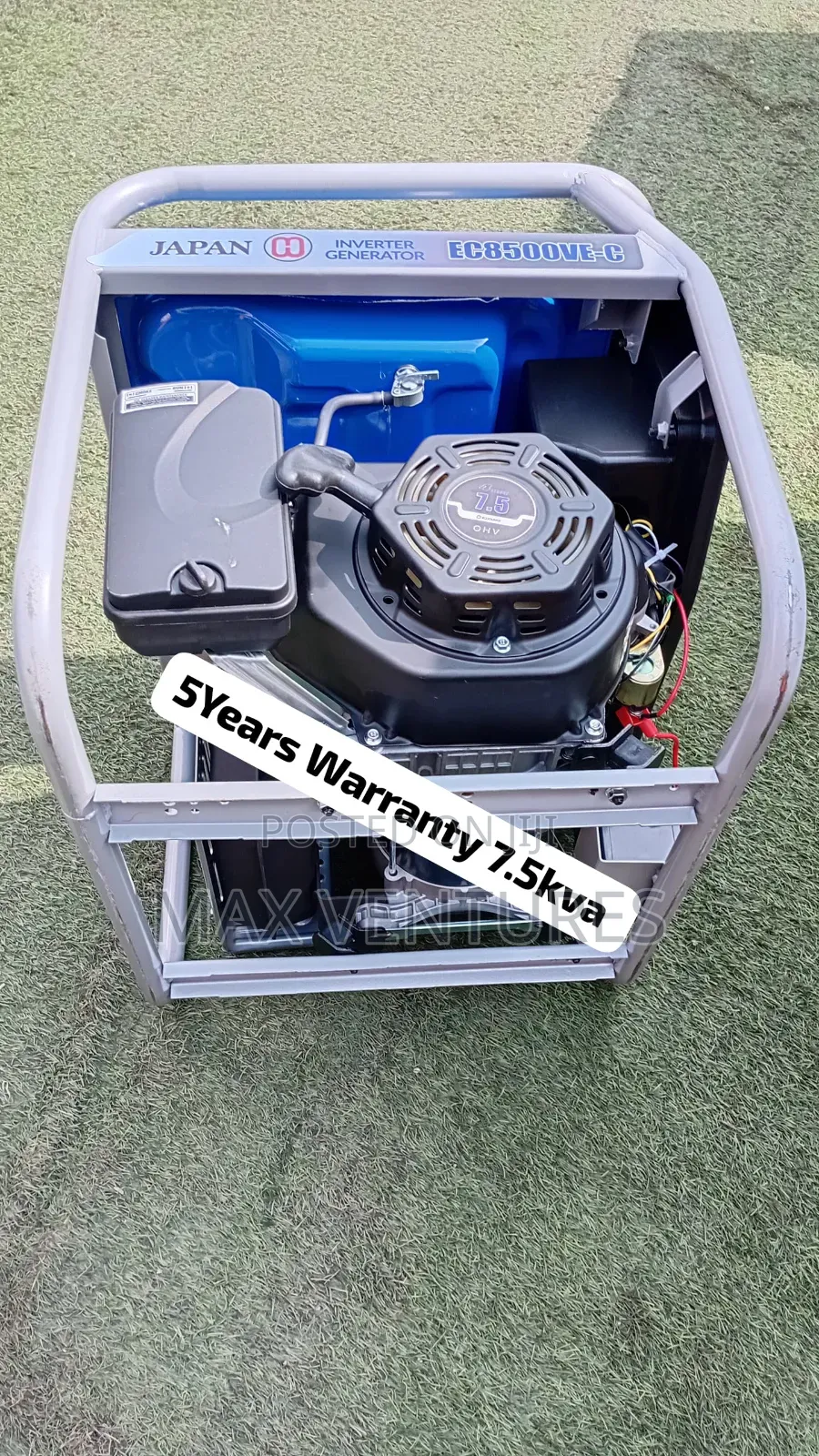 Ecoolmax 7.5kVA Petrol Generator for Home Business 7.5kva