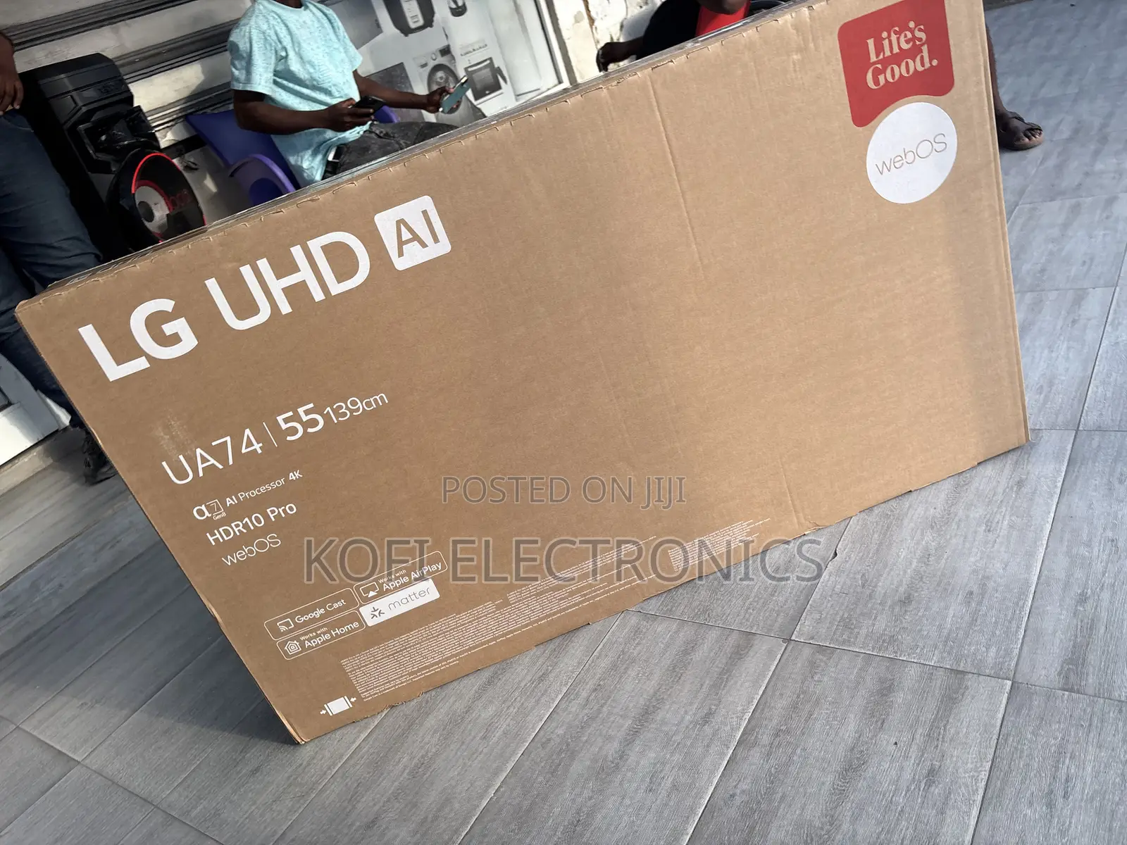 AI Sound Pro LG TV 55" 55UA74003LB Smart
