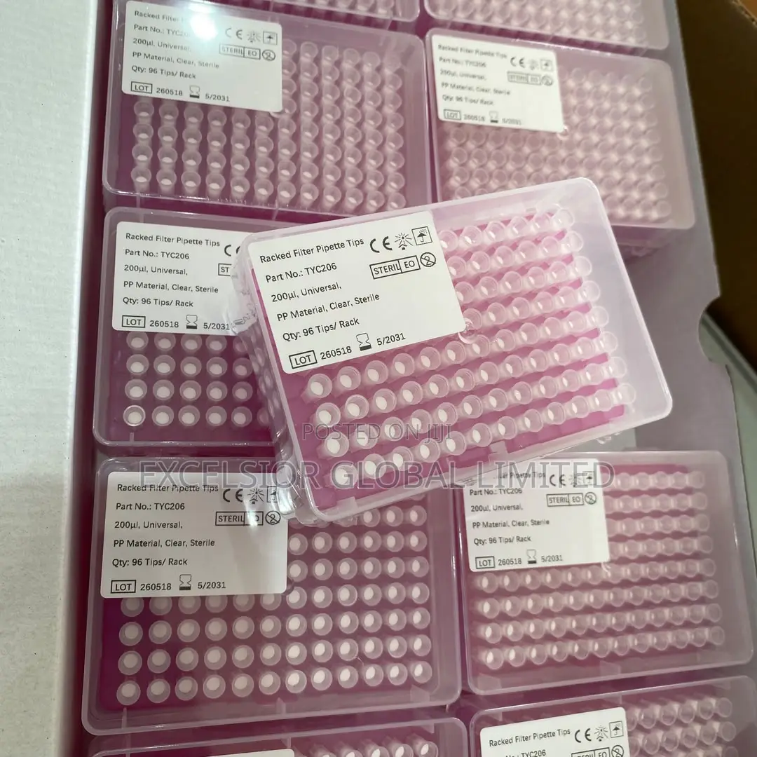 Racked Pipette Tips