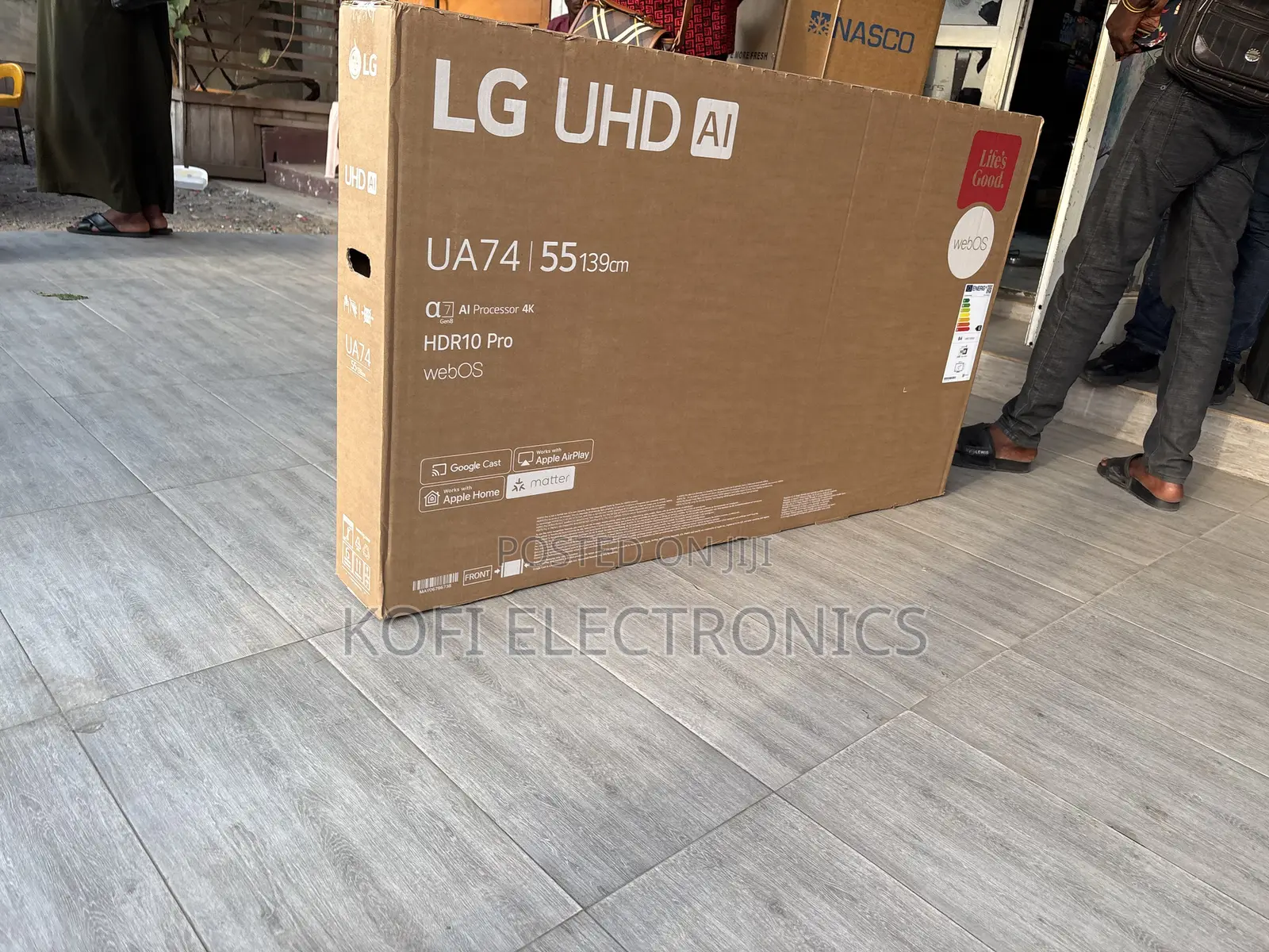 2025 LG 55 Smart TV Alpha 7 Al Processor Gen8 [55UA7400]