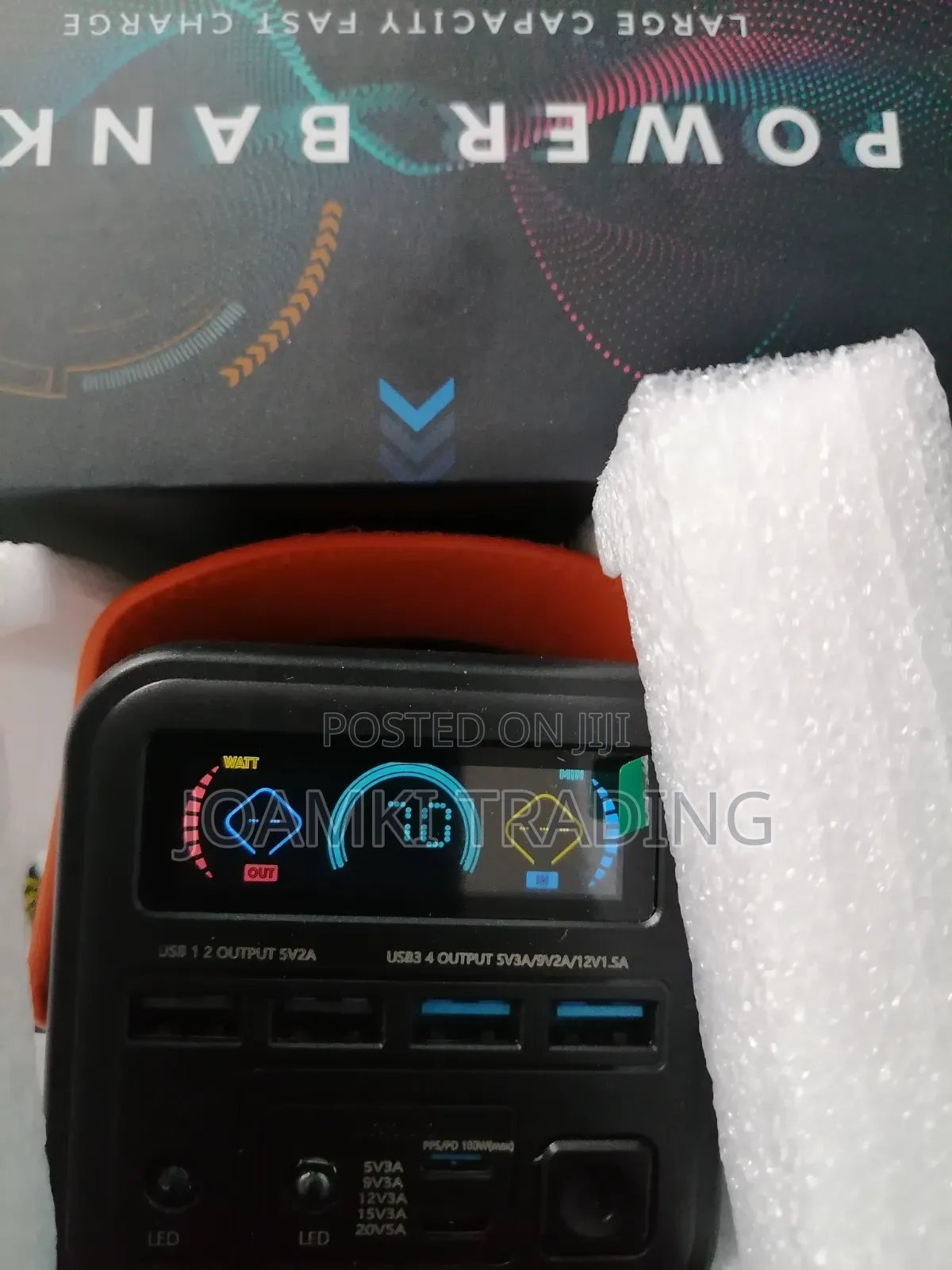 100,000mAh Power Bank 4 Laptops, Mobile Phones, 100watts