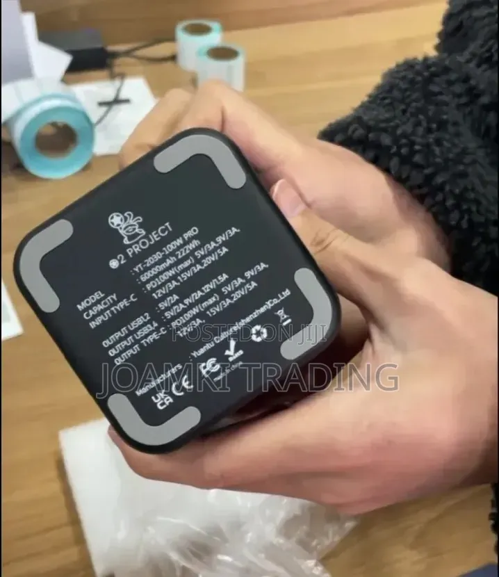 100,000mAh Power Bank 4 Laptops, Mobile Phones, 100watts