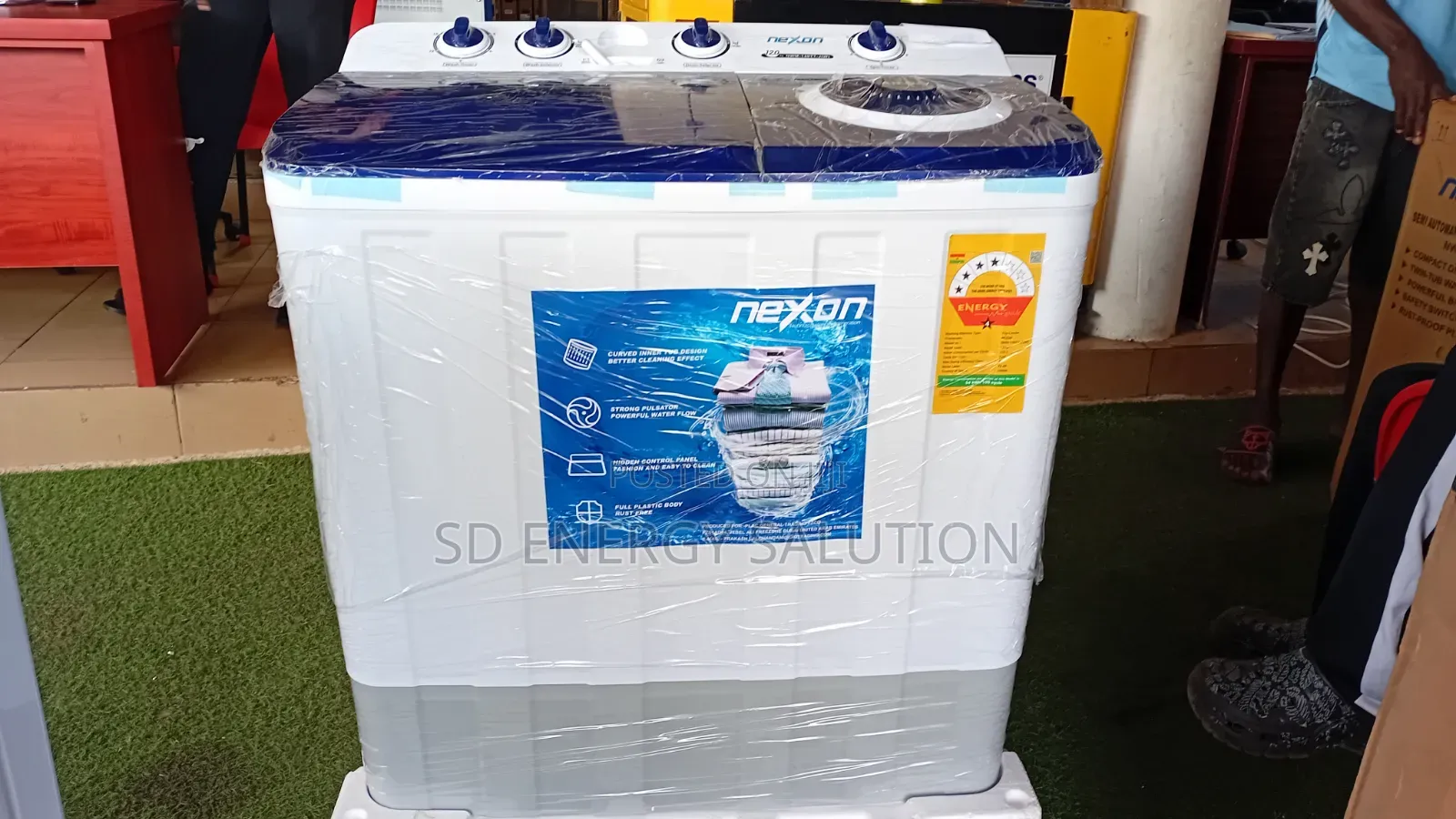 Nexon 12KG Semi-Automatic Washing Machine – Energy Saving