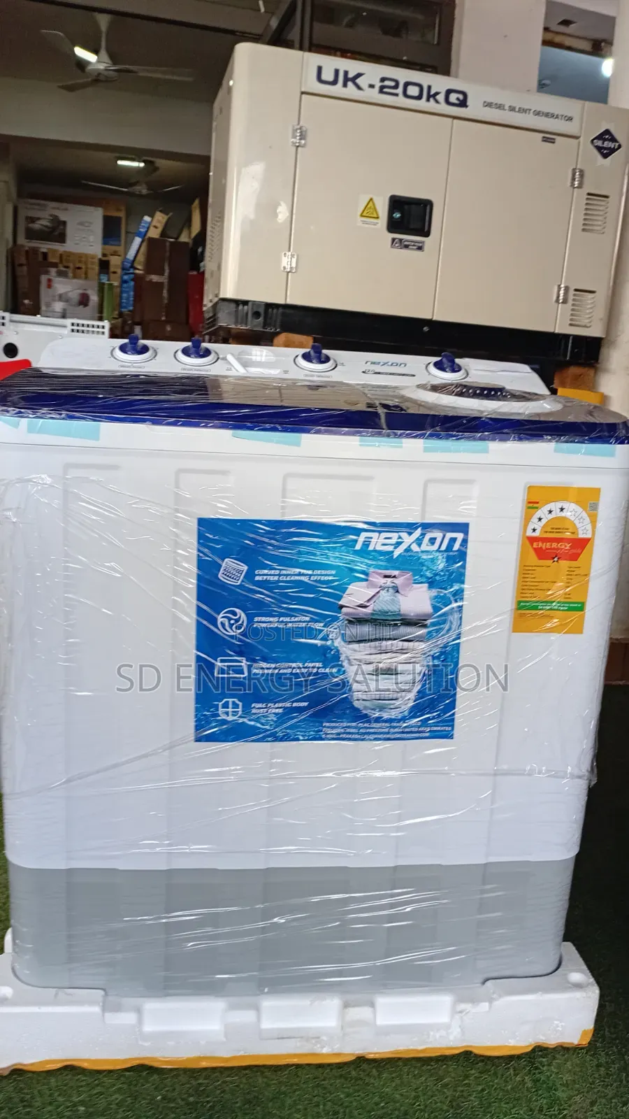 Nexon 12KG Semi-Automatic Washing Machine – Energy Saving