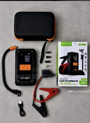 Jumper Starter and Air Compressor Power Bank
